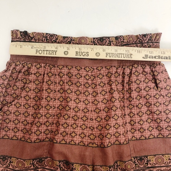 Olivaceous Burgundy Boho High Rise Shorts Women’s Size Small NWT - Picture 7 of 8
